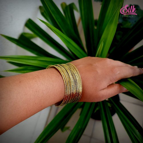 Gold Cuff Bangles - Image 2